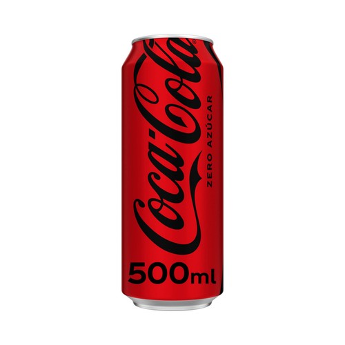 COCA COLA Zero azúcar Refresco cola lata 50 cl.