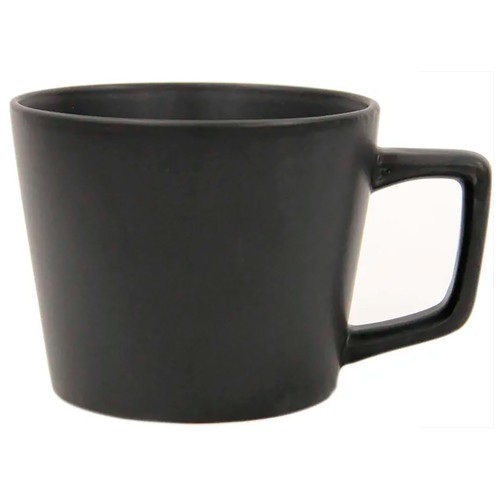 Taza jumpo 50cm de gres color negro mate, lava . ACTUEL