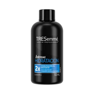 Champú hidratante para cabellos secos y dañados TRESEMMÉ 100 ml.
