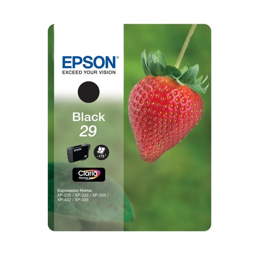 Cartucho de tinta EPSON 29, negro.