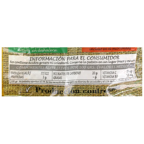 Patata  para freír bolsa de 3 kg