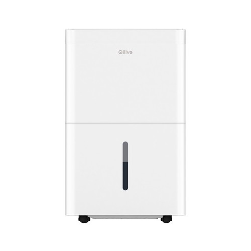 Deshumidificador QILIVE Q.6155, 20 l/d, color blanco, 475W, control electrónico.