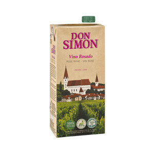 Imagen de DON SIMON Vino rosado de mesa DON SIMON brik 1 l.