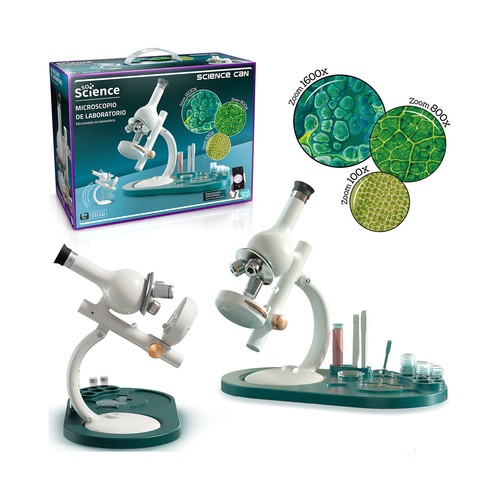 Microscópio de Laboratorio 1600 +8 Años SCIENCE CAN