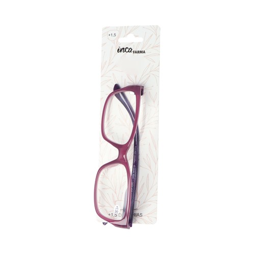 INCA FARMA Gafas de lectura unisex para presbicia (vista cansada +1,50 dioptrías) INCA FARMA.