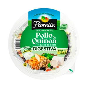 FLORETTE Ensalada digestiva de quino y queso de cabra 260 g.