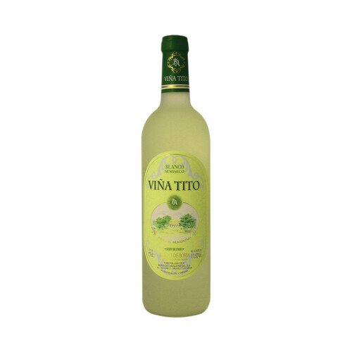 VIÑA TITO  Vino blanco con D.O. Campo de Borja botella de 75 cl.
