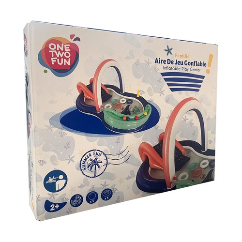 Centro de juego hinchable 220x122x104cm  ONE TWO FUN.