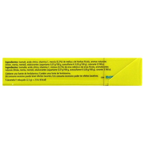 RICOLA Caramelos sin azúcar con sabor a limón y melisa y acción refrescante RICOLA 50 g.