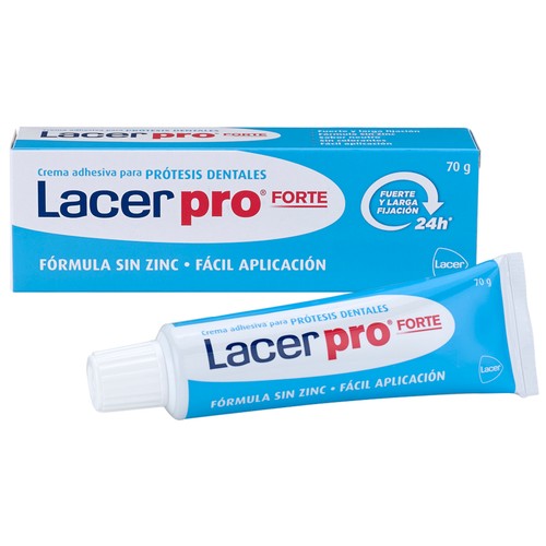 LACER Pro Crema adhesiva para prótesis dentales forte 70 g.