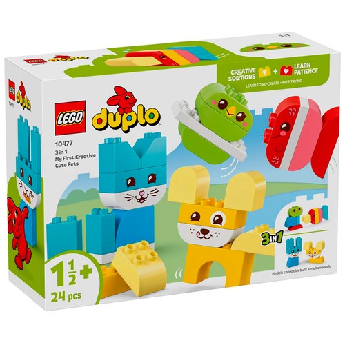 Simpaticas mascotas creativas  3 en 1.LEGO.10477