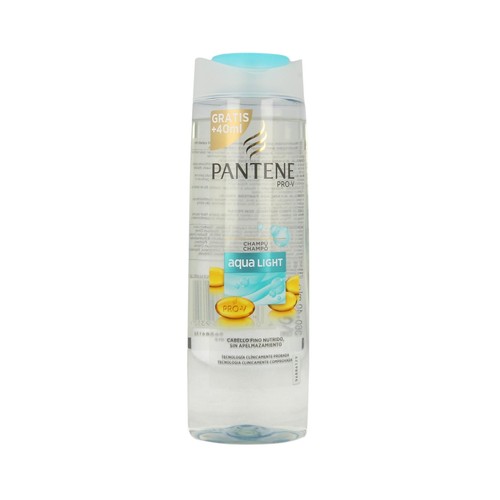 Champú aqua light nutrición sin apelmazamiento para el cabello fino PANTENE 400 ml.