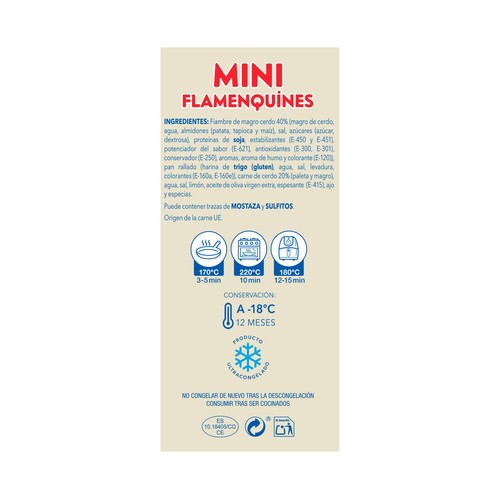LEDUAN Mini flamenquines de York 400 g.