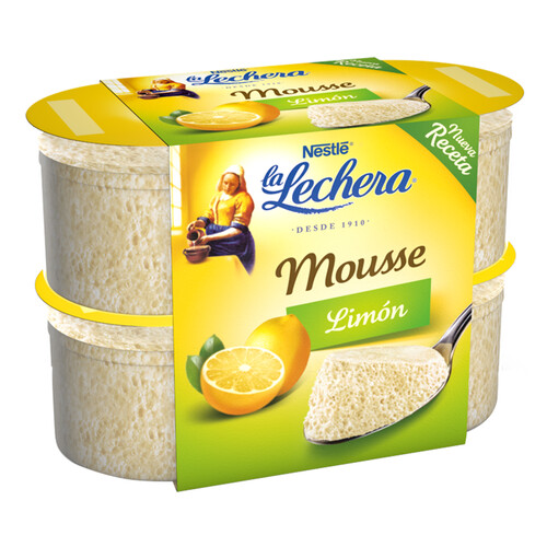 LA LECHERA Mousse de limón LA LECHERA de Nestlé 4 x 58 g.