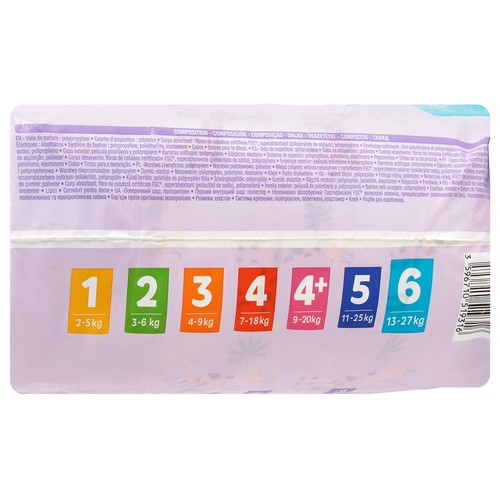 PRODUCTO ALCAMPO Baby Pañales talla 6 (13-27 kg) 36 uds.