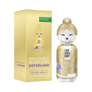 UNITED COLORS OF BENETTON Sisterland golden vainilla Eau de toilette para mujer con vaporizador en spray 80 ml.