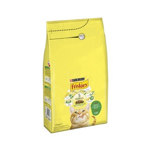 Imagen de FRISKIES Pienso para gatos a base de conejo, pollo y verduras FRISKIES 1,5 kg.