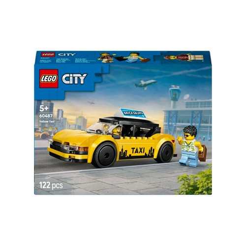 LEGO City 60487 Taxi Amarillo