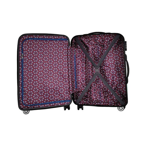 Maleta grande  color azul con 8 ruedas, tamaño 75cm, AIRPORT ALCAMPO.