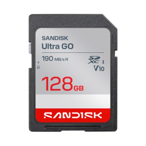 Tarjeta SDXC 128GB SANDISK Ultra Go, Uhs-i Clase 10.