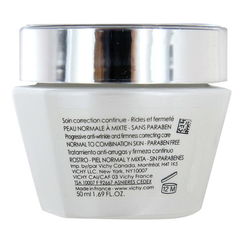VICHY Crema hidratante para piel normal y mixta que actúa contra las arrugas, la pérdida de firmeza y la tirantez al final del día VICHY Liftactiv 50 mililitros.