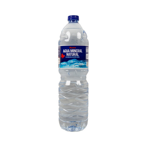 PRODUCTO ALCAMPO Agua mineral botella de 1,5 l.