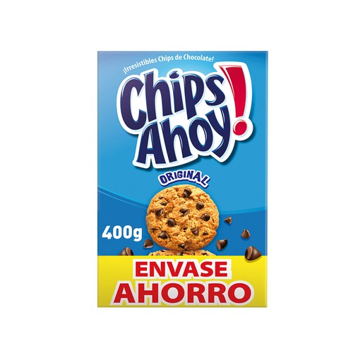 CHIPS AHOY! Galletas (cookies grandes) chips de chocolate 400 g.
