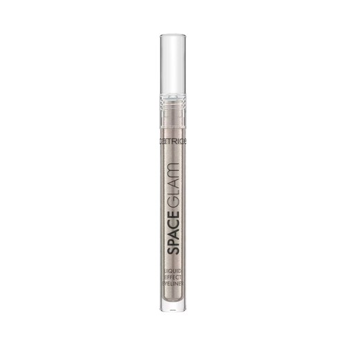 CATRICE Space glam tono 010 Moonstone metallic plateado metálico Eyeliner de larga duración.