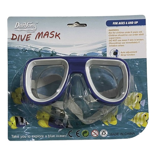 HAPPY SHARK Gafas de buceo con sistema antivaho para nadar o bucear.