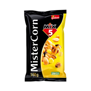 Imagen de  GREFUSA Mistercorn  Cocktail frutos secos Mix 5 Classic bolsa 160 g