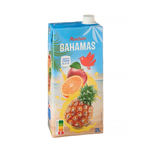 PRODUCTO ALCAMPO Bebida refrescante de zumo de manzana, piña y naranja Bahamas 2 l.