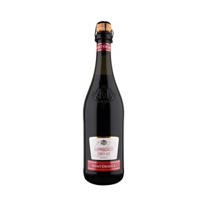 SANT"ORSOLA  Vino tinto lambrusco con IGT Emilia lambrusco SANT"ORSOLA botella de 75 cl.