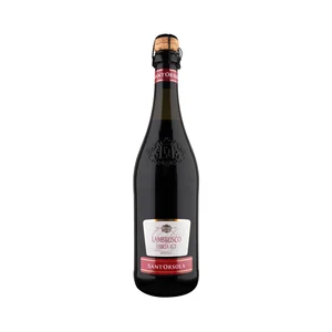 SANT"ORSOLA Vino tinto lambrusco con IGT Emilia lambrusco SANT"ORSOLA botella de 75 cl.