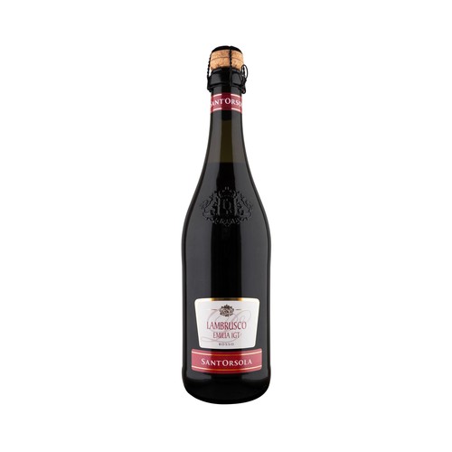 SANT"ORSOLA  Vino tinto lambrusco con IGT Emilia lambrusco SANT"ORSOLA botella de 75 cl.