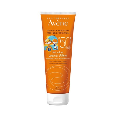 THERMALE AVÉNE Leche solar protectora, especial niños, con FPS 50+ (muy alto) 250 ml.