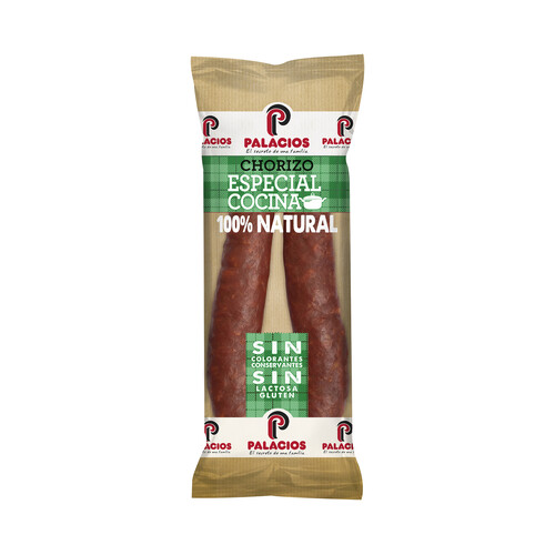 Chorizo casero especial para cocinar PALACIOS 225 g.