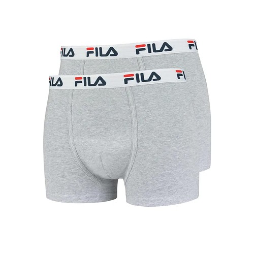 Pack 2 boxer FILA, color gris, talla L