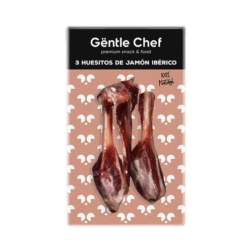 GENTLE CHEF Huesos para perro de jamón ibérico 3 uds.