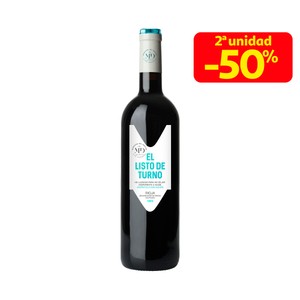 EL LISTO DE TURNO Vino tinto con D. O. Ca. Rioja botella 75 cl.
