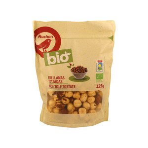 ALCAMPO ECOLÓGICO Avellanas tostadas ALCAMPO ECOLÓGICO 125 g.