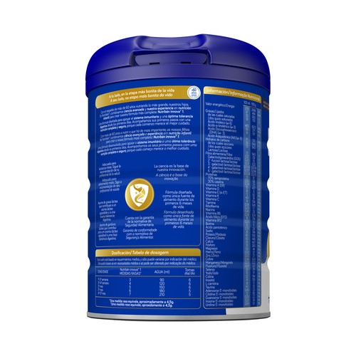 NUTRIBÉN Innova 1 Leche de inicio (1) para recién nacido a partir del primer día 800 g.