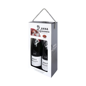 Imagen de ANNA DE CODORNIU 1551 Cava brut + bombones lindor 2 x 75 cl