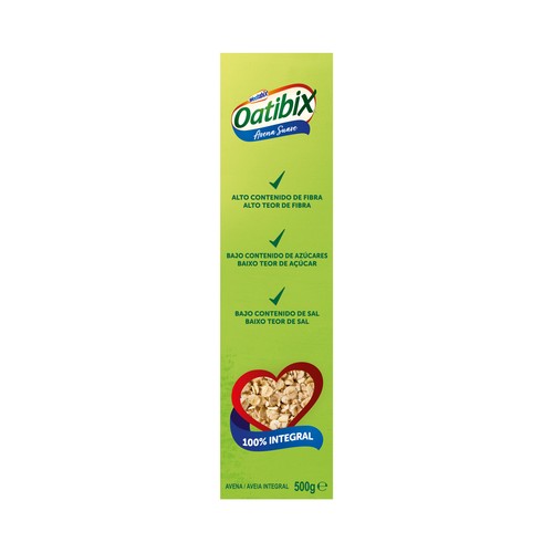 OATIBIX WEETABIX Cereales de fibra con copos de avena suaves 500 g.
