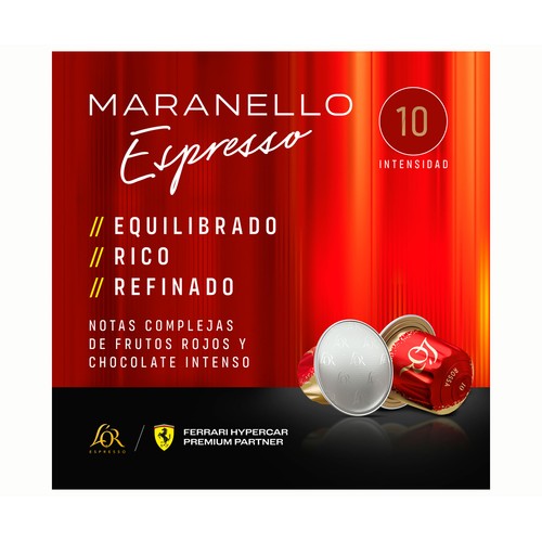 L"OR Café cápsulas l´or espresso maranello 10 uds 52 gr