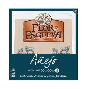 FLOR DE ESGUEVA Queso de oveja de leche cruda añejo 150 g.