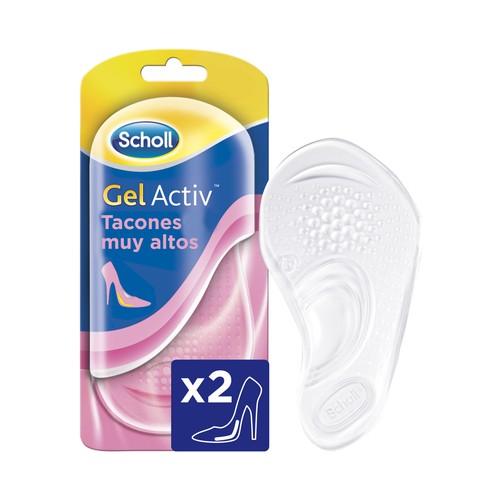 SCHOLL Plantillas de gel para tacónes altos SCHOLL Gel activ 2 uds.