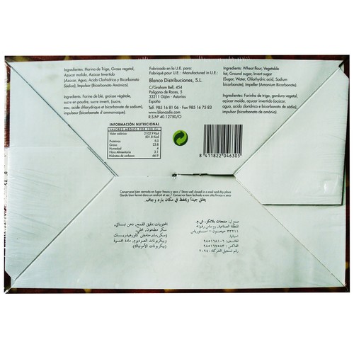 BLANCO Pastas parraguesas de Arriondas 400 gr,