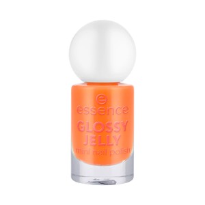 Imagen de ESSENCE Glossy jelly tono 03 naranja brillante Mini esmalte de uñas.