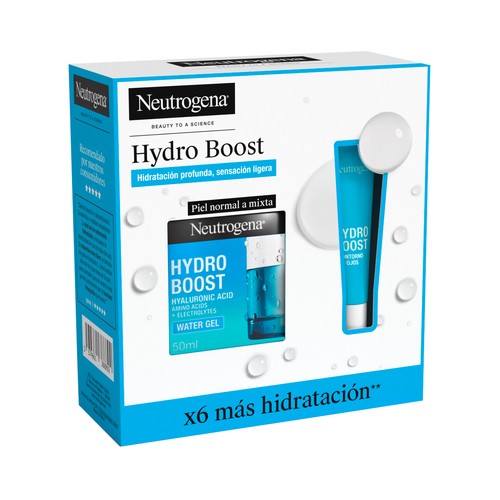NEUTRÓGENA Hydro boost Gel hidratante facial para pieles normales y mixtas 50 ml.