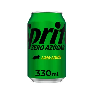 SPRITE ZERO Refresco de lima limón sin azúcar lata de 330 ml.